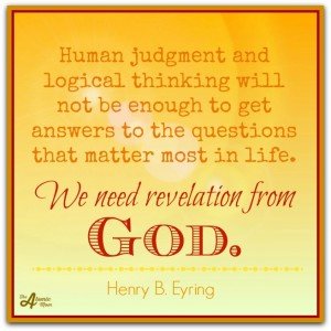 Eyring revelation from God